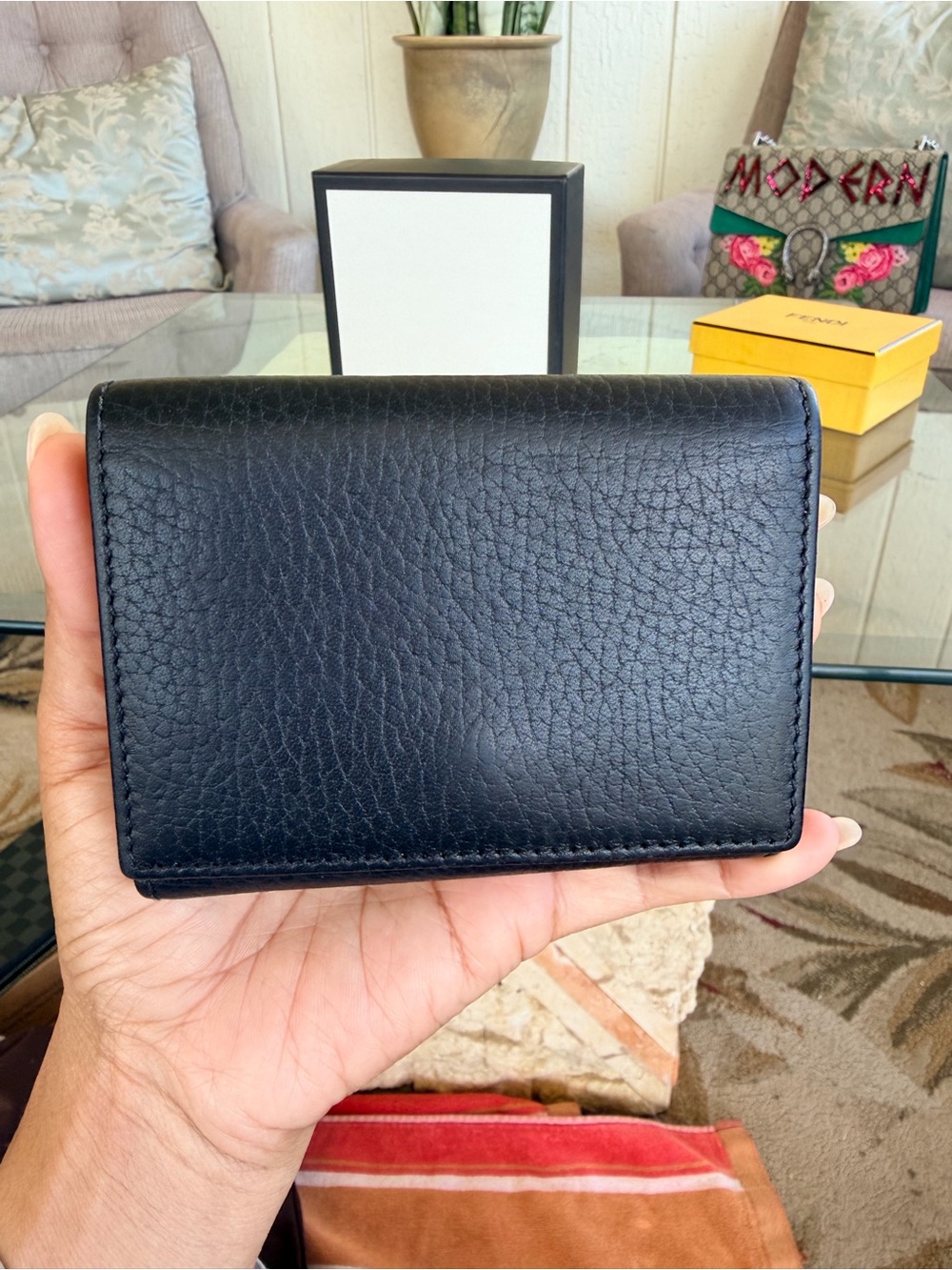 Sold!!!Gucci compact wallet💝💝💝 - Picture 6 of 9